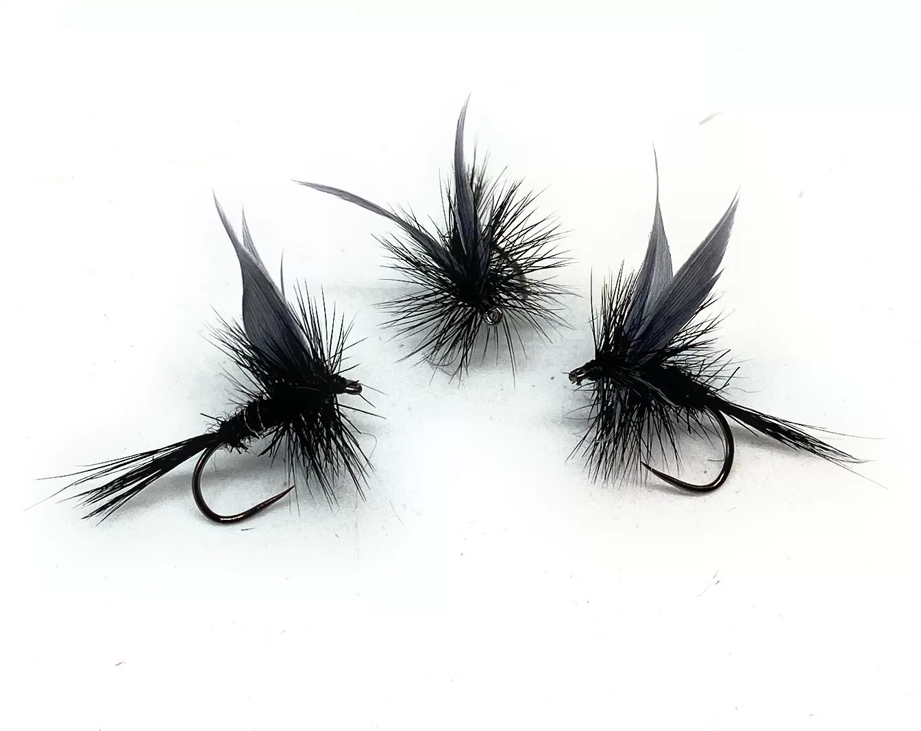 Black Gnat Traditional Dry Fly <p> 3 artificiali. – featured