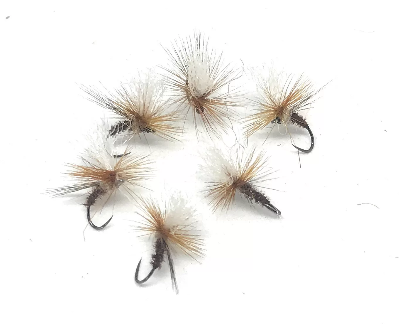 Elk Hair Up Wing Parachute Black Dry Fly <p> 3 artificiali. – featured