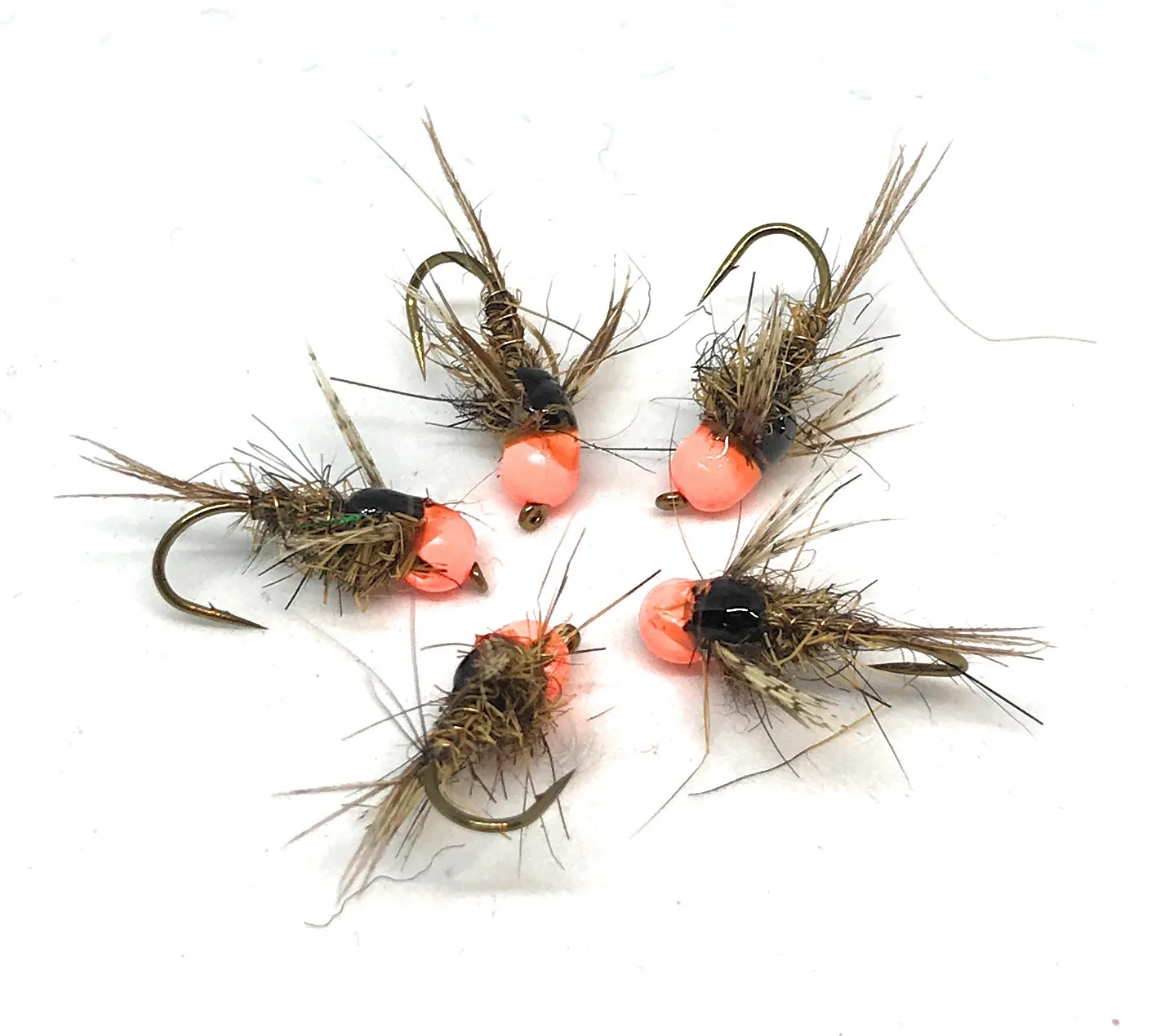 Hare’s Ear Partridge Orange Bead Nymph <p> 3 artificiali. – featured