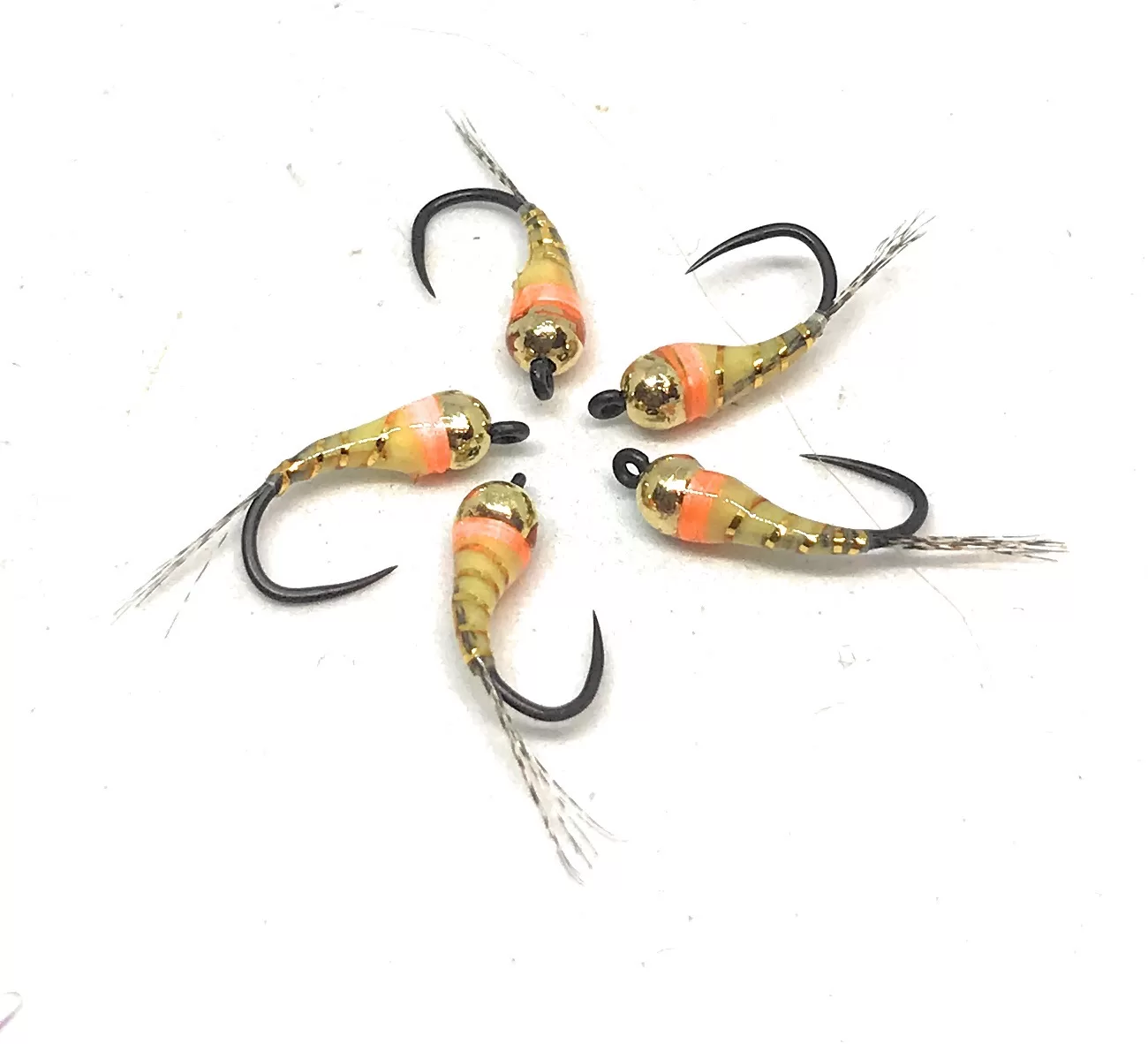 Perdigones Cream Orange   Nymph <p> 3 artificiali. – featured