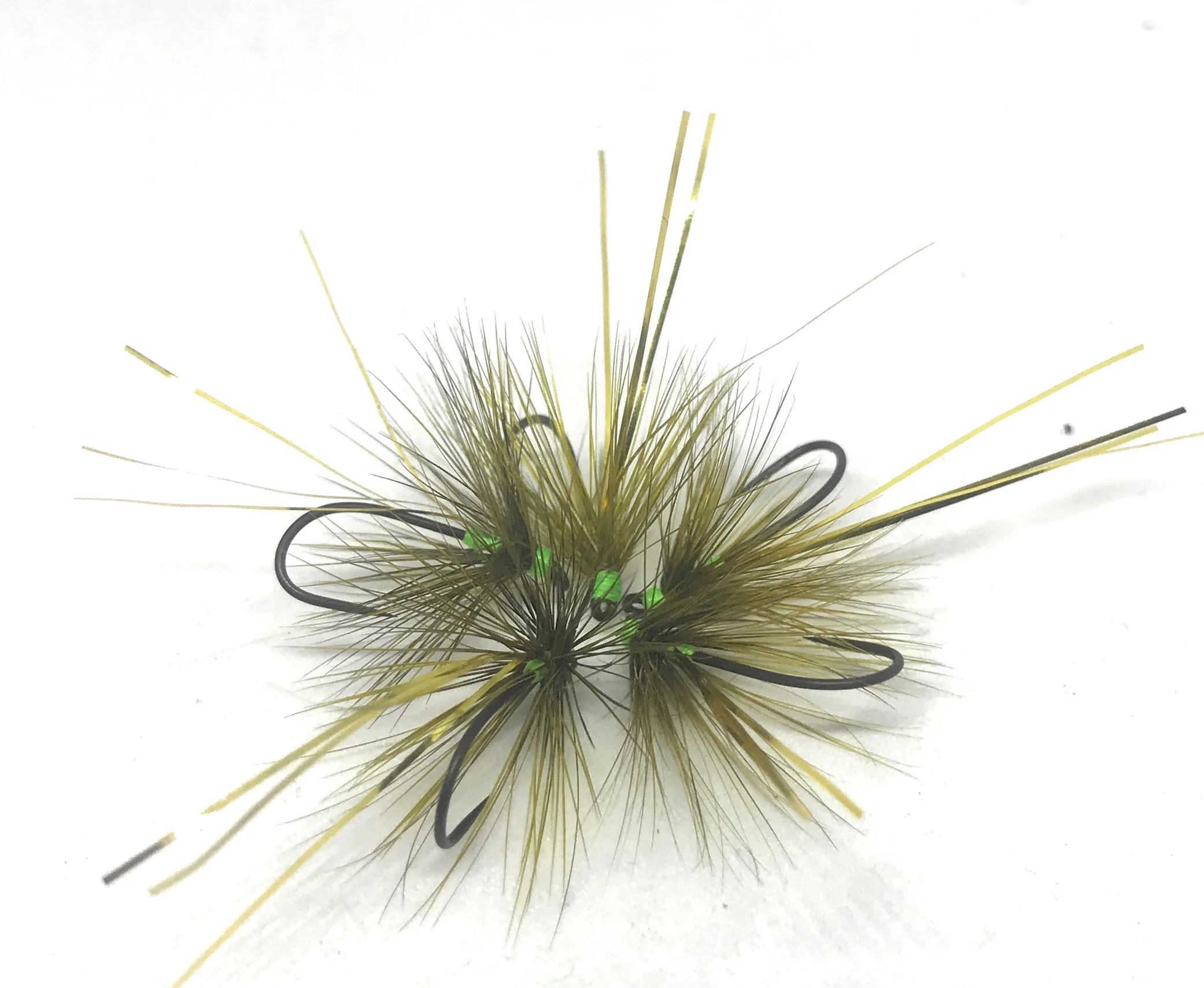 Still Water Dark Olive & Green Wet Fly <p> 3 artificiali. – featured
