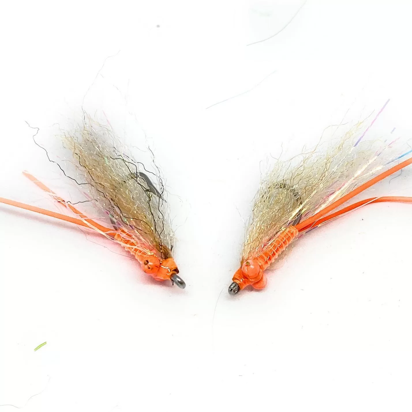Bonefish Charlie Tan & Orange Saltwater Fly <p> 1 artificiali. – featured