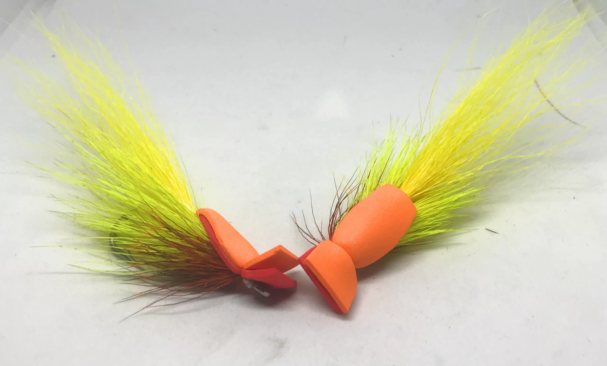 Gurgler Orange & YellowSaltwater Fly <p> 1 artificiali. – featured