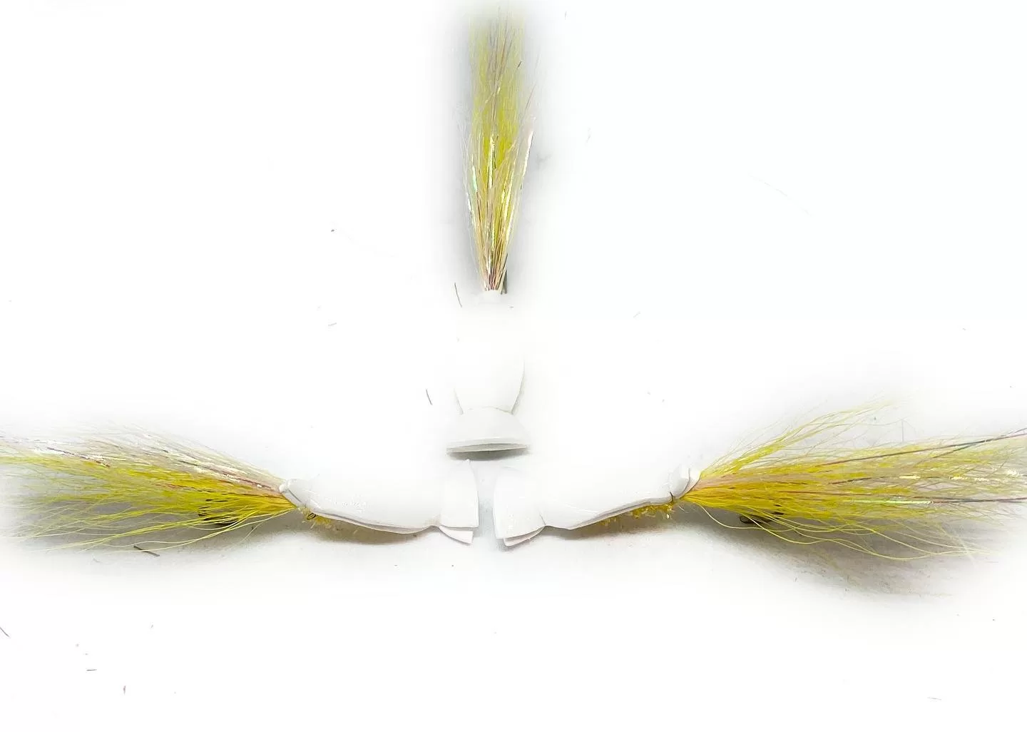 Gurgler White & YellowSaltwater Fly <p> 1 artificiali. – featured