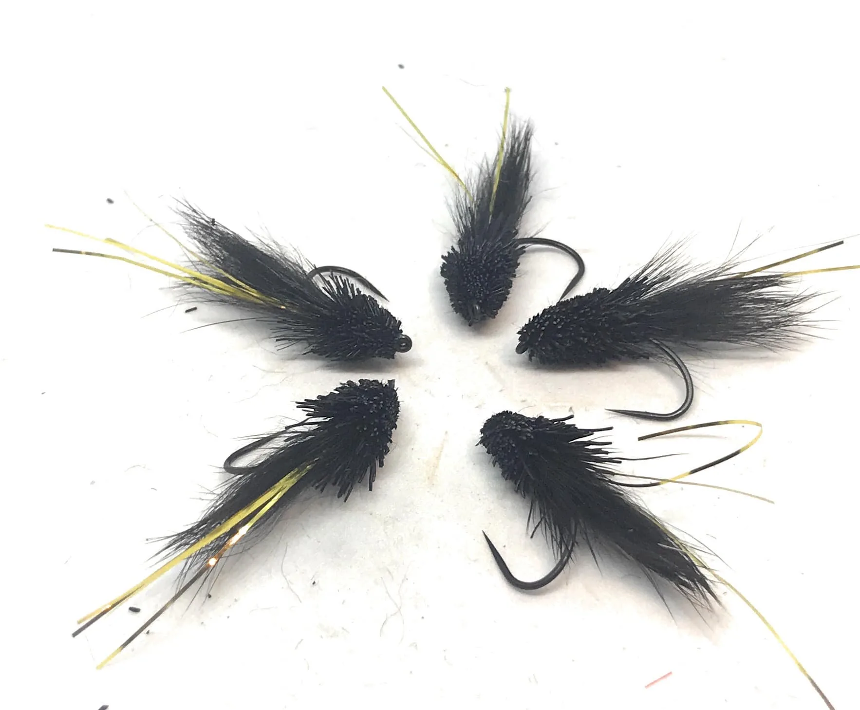 Mini Black Muddler Streamer <p> 3 artificiali. – featured