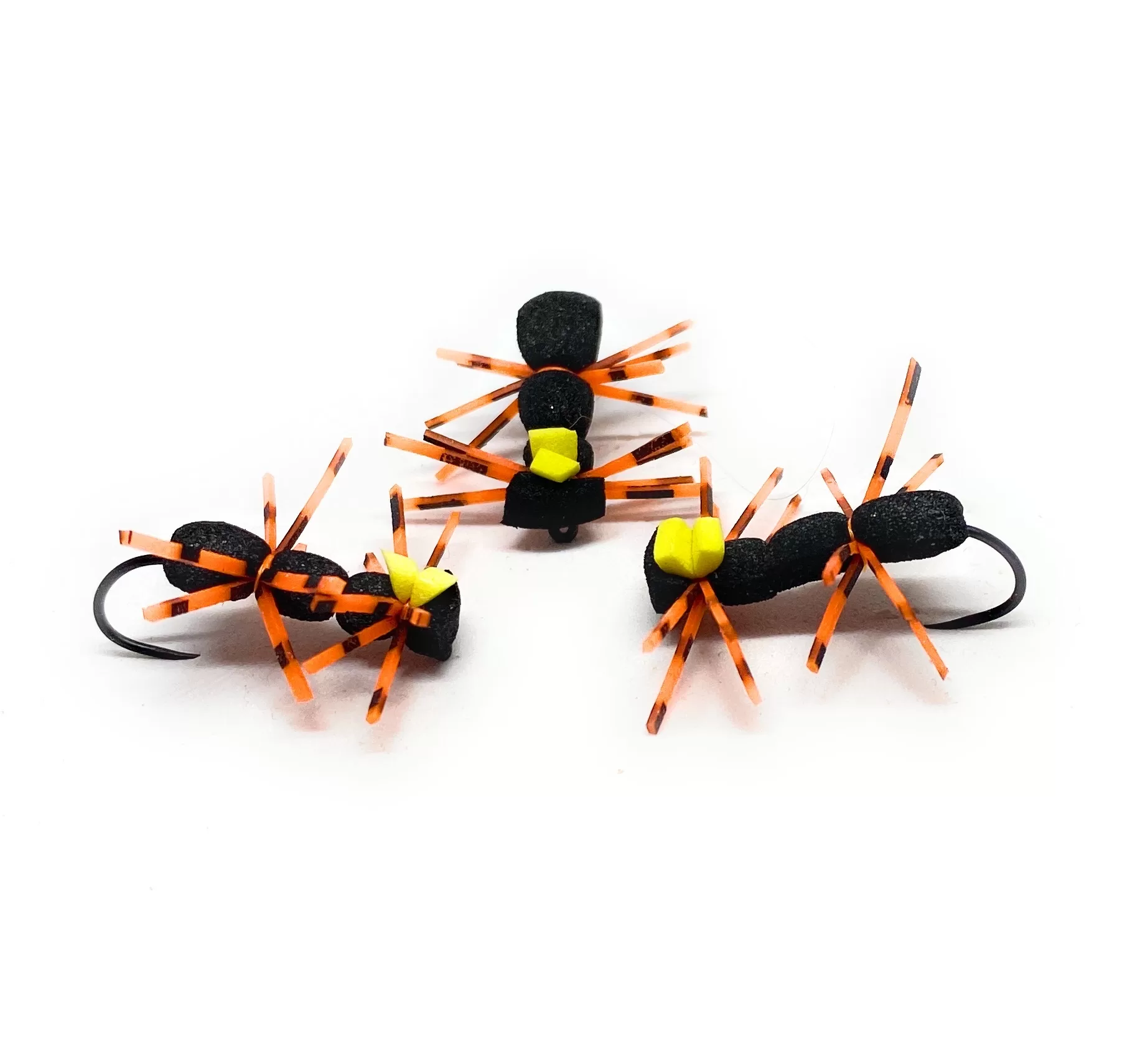 Chernobyl Ant Red & Orange Dry Fly <p> 3 artificiali. – featured