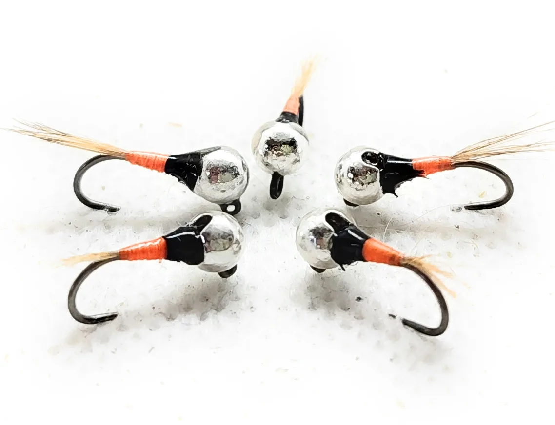 Perdigones Tornado Orange Black  Jig   Nymph <p> 3 artificiali. – featured