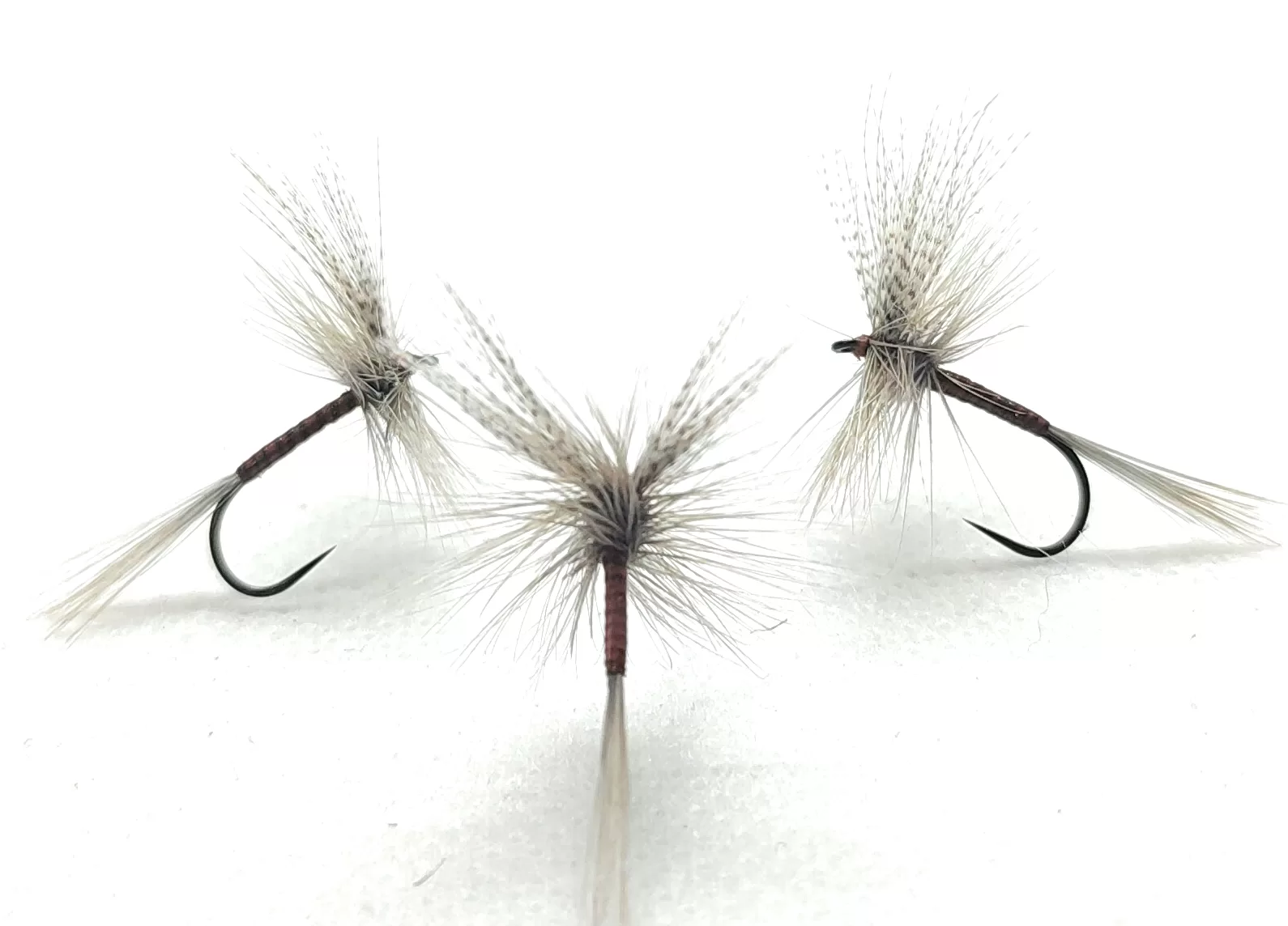 Red Spinner Grey Dry Fly <p> 3 artificiali. – featured