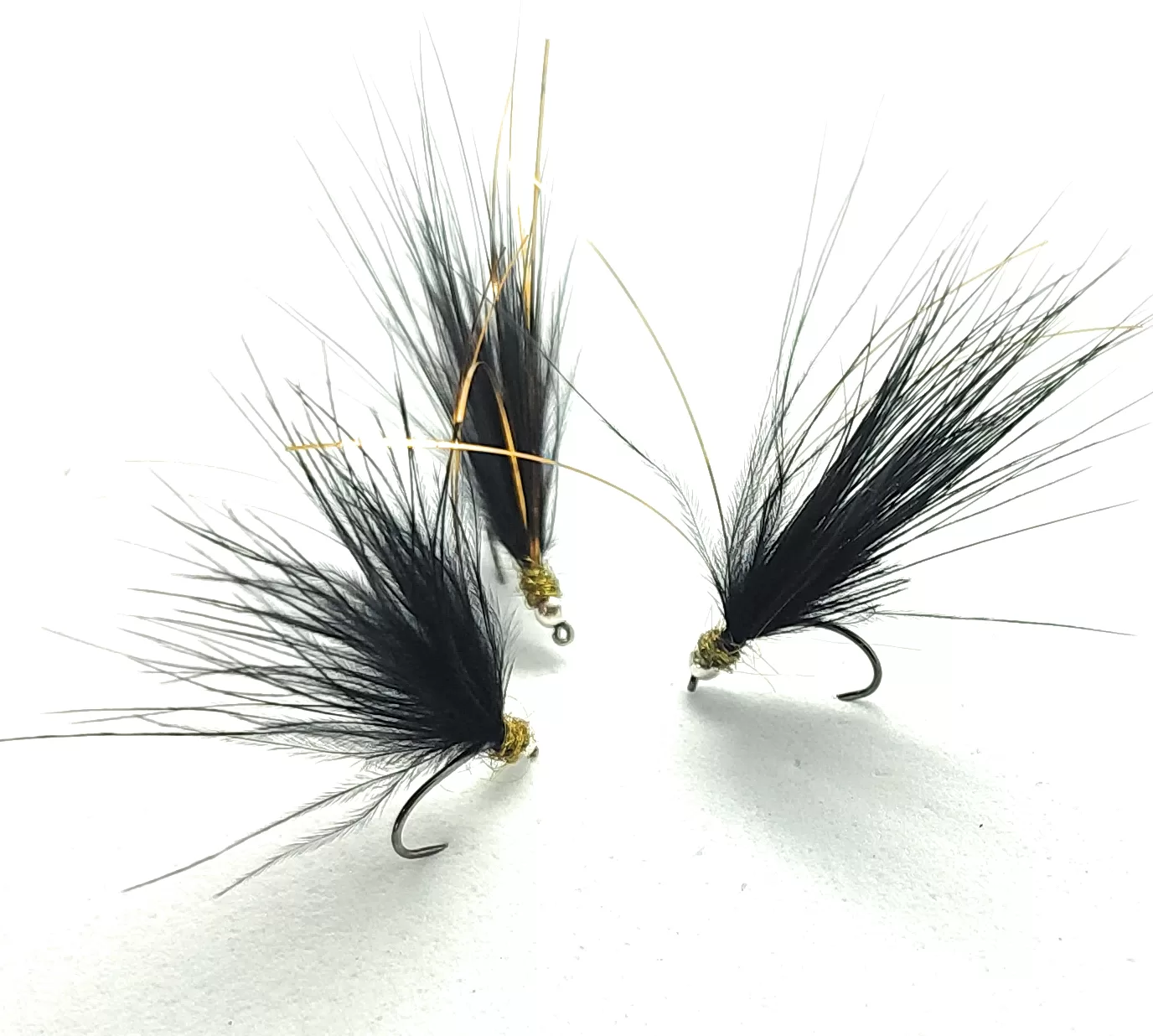 Upright Marabou Wing | Black<p> 3 artificiali. – featured