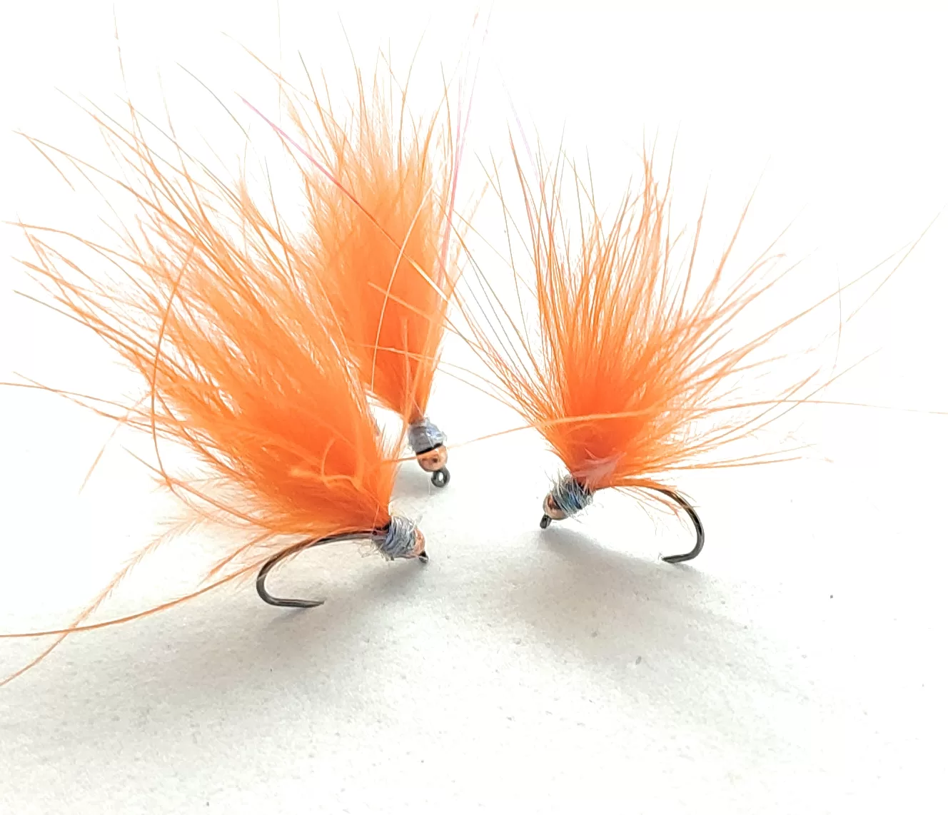 Upright Marabou Wing | Orange<p> 3 artificiali. – featured
