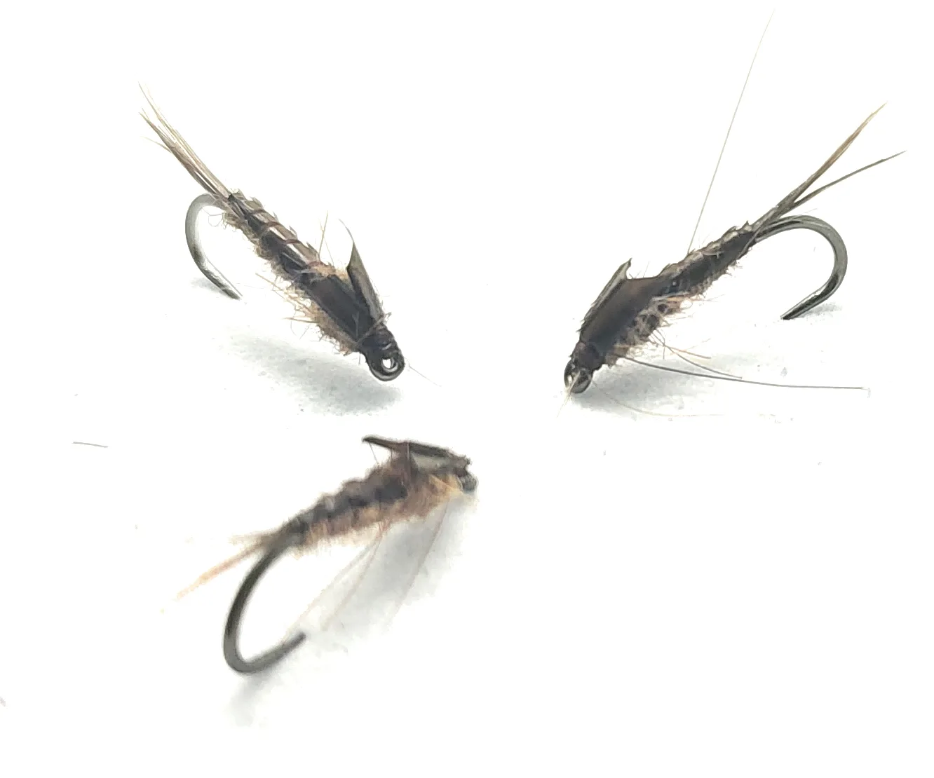 Grbica Nymph Brown<p> 3 artificiali. – featured