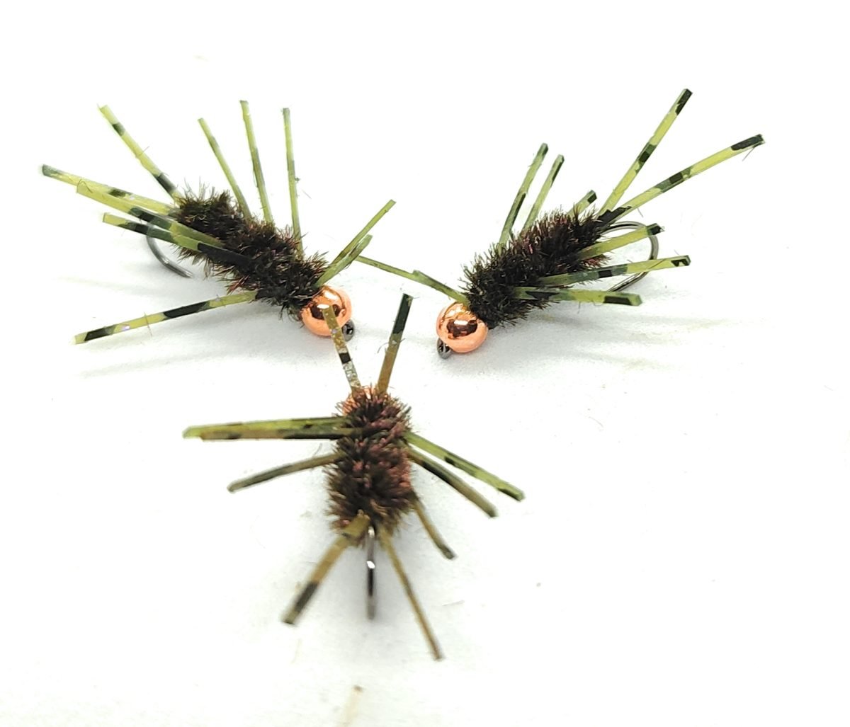 Ninfa Girdle Bug "Olive"<p> 3 artificiali