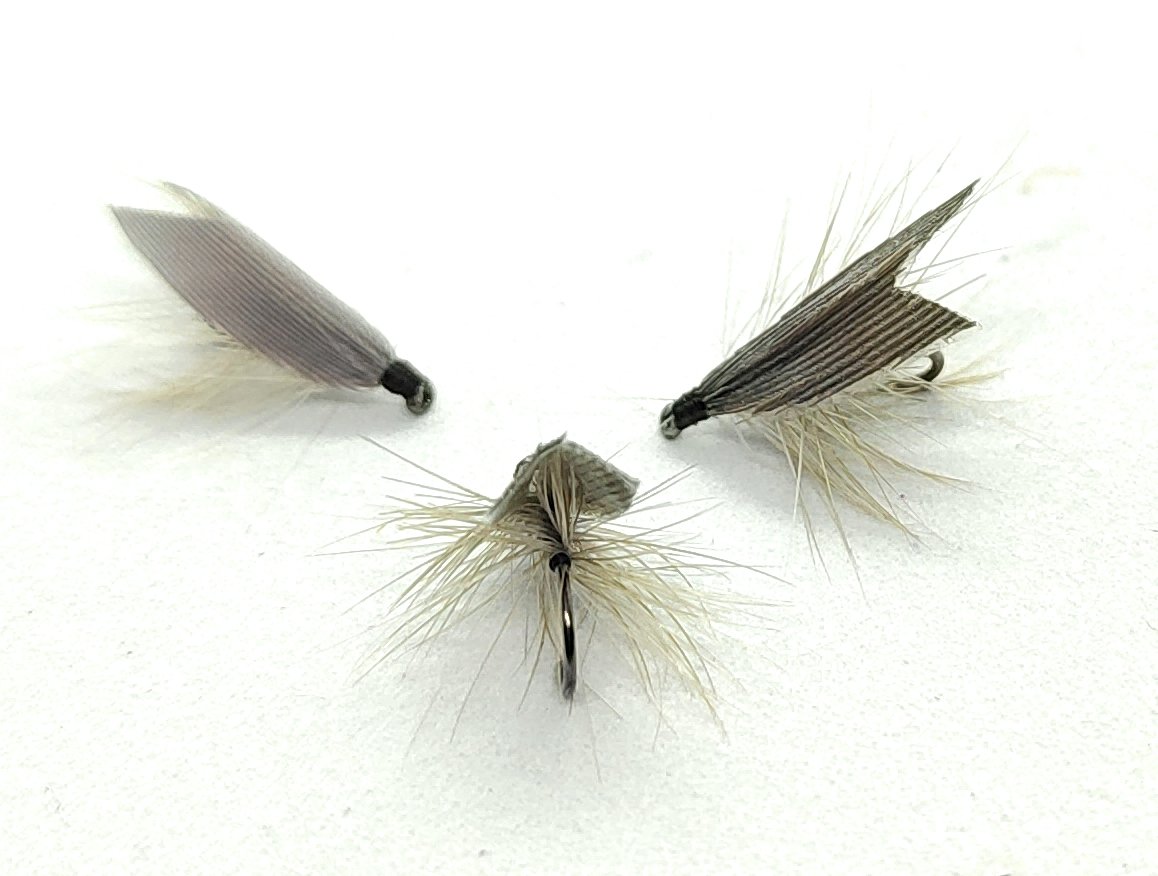 Simple Roof Wing Caddis - Grey | 3 artificiali.